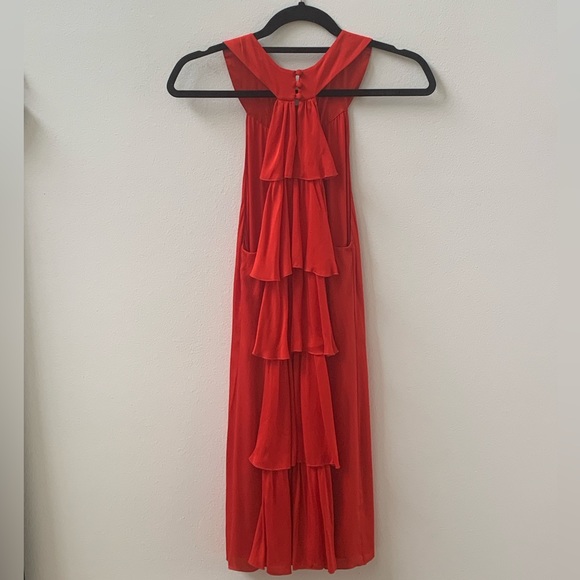 Alice & Olivia Red Sleeveless Mini Dress - Picture 2 of 6